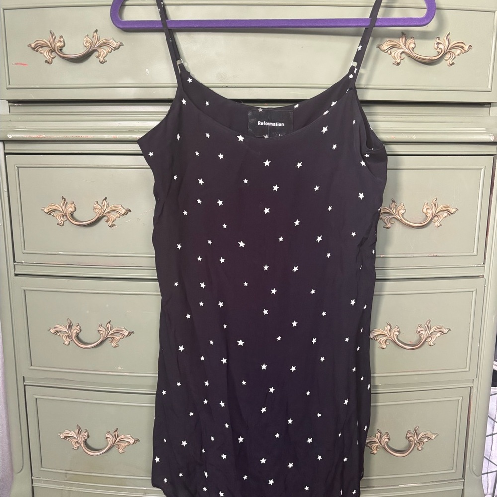 Reformation Midnight Star Slip Dress - Picture 2 of 4